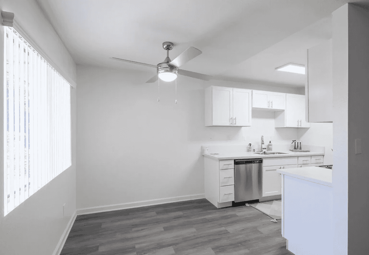 dining area ceiling fan kitchen